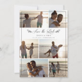 Black Branches Chic Collage 6 Fotos Hochzeit (Vorderseite)