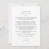 Black Branches Chic Collage 6 Fotos Hochzeit (Rückseite)