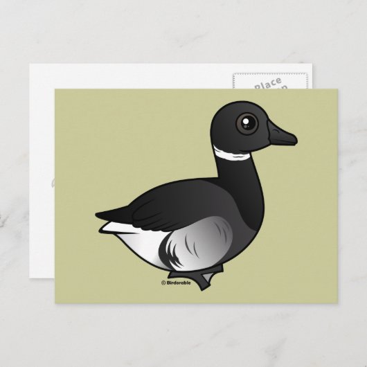 Black Brant Postkarte (Vorne/Hinten)