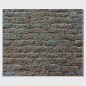 Black Brick Wall Textureabstract, architecture, ba Geschenkpapier (Flach)