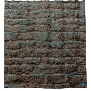 Black Brick Wall Textureabstract, Architektur, ba Duschvorhang