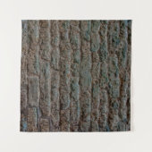 Black Brick Wall Textureabstract, Architektur, ba Wandteppich (Vorderseite (Horizontal))