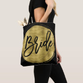 Black Bride Wedding Bags Imitate Gold Foil Tasche (Von Nahem)