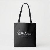 Black Bridesmaid Vorschlag Trauzeugin Geschenk Tasche (Vorderseite)