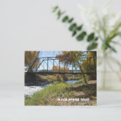 Black Bridge Road, Paonia, CO Postkarte (Stehend Vorderseite)