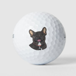Black Brindle Frenchie French Bulldog Golfball