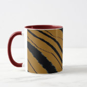 Black Brown Animal Print Maroon Combo Tasse (Links)