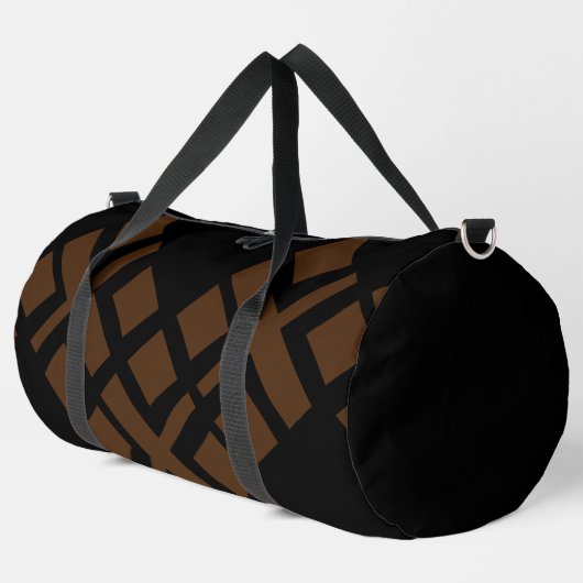 Black Brown Duffle Bag (Linke Ecke)