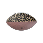 Black Brown Giraffe Print Football (Gedreht 270)