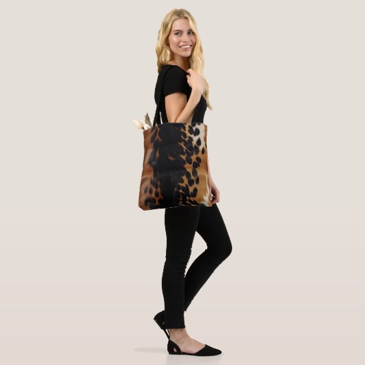 Black Brown Gold Cowhide Tasche (Am Model)