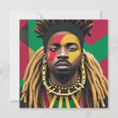 Black Bruh African American Man Juneteenth King (Vorderseite)