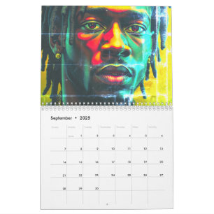 Black Bruh Green mit Envy Africa African Man Locat Kalender