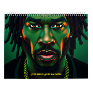 Black Bruh Green mit Envy Africa African Man Locat Kalender