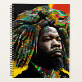 Black Bruh Melanin Vater Juneteenth King African S Planer (Vorderseite)