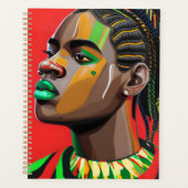 Black Bruh Melanin Vater Juneteenth King African S Planer (Vorderseite)