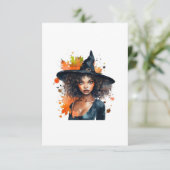 Black Bruja Cards Dankeskarte (Stehend Vorderseite)