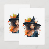 Black Bruja Cards Dankeskarte (Vorne/Hinten)