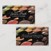 Black Brushed | Makeup Palette Visitenkarte (Vorne/Hinten)