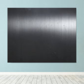 Black Brushed Metal Acrylic Leinwanddruck (Insitu (Holzboden))