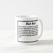 Black Buck - Stein Kaffeetasse (VorderseiteRechts)