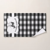 Black Buffalo Kariert Farm Horst Badetuch Set (Handtuch)