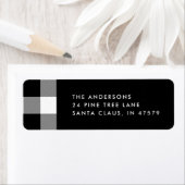 Black Buffalo Kariert Holiday Rücksendeadresse (Insitu)