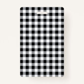 Black Buffalo Kariert mit Pumpkins Hall Pass Abzei Ausweis (Rückseite)