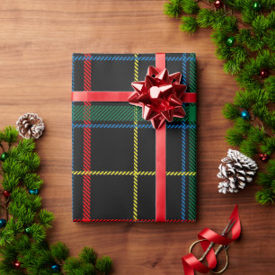 Black Buffalo Kariert Wrapping Paper Geschenkpapier