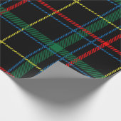 Black Buffalo Kariert Wrapping Paper Geschenkpapier (Ecke)