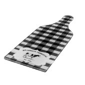 Black Buffalo, Karierte Kuh-Schneidebrett Schneidebrett (Ecke)