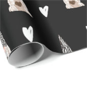 Black Buffalo Karierter Weihnachtsgnom Geschenkpapier (Rolleneckpunkt)