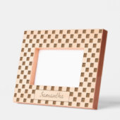 Black Buffalo Kariertes benutzerdefiniertes Foto Geätzte Rahmen (Links)