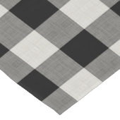 Black Buffalo Karo | Modernes Bauernhaus Kurzer Tischläufer (Ecke)