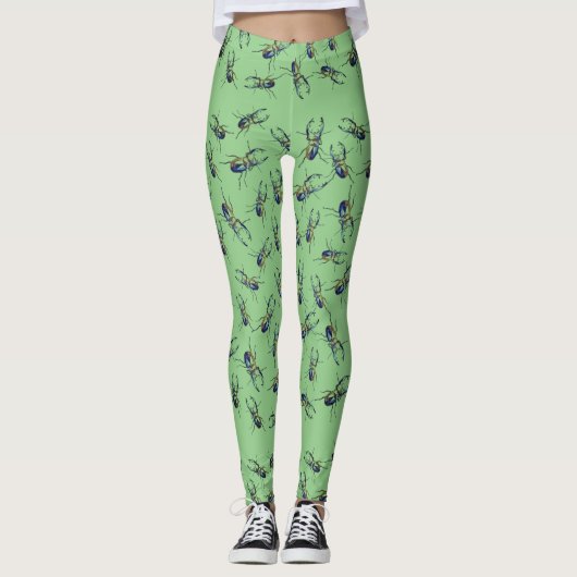 Black Bugs Leggings (Vorderseite)