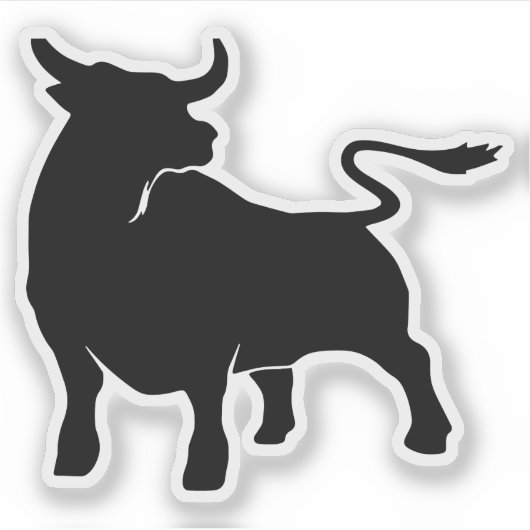 Black Bull Aufkleber (Vorderseite)
