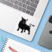 Black Bull Aufkleber (Laptop mit iPhone)