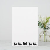 Black Bull Design Briefpapier (Stehend Vorderseite)