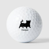 Black Bull Design Golfball (Vorderseite)