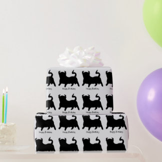 Black Bull Geburtstagsgeschenk in beliebiger Hinte Geschenkpapier