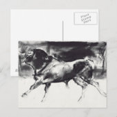 Black Bull Postkarte (Vorne/Hinten)