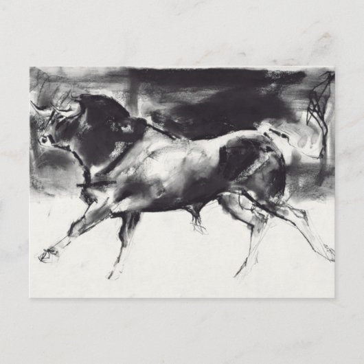 Black Bull Postkarte (Vorderseite)