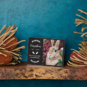 Black Bunny Paws Greenerity Foto Rabbit Memorial Fotoplatte (Seite)