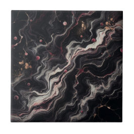 Black Burgundy Marble Luxus Stone für Elegant Fliese
