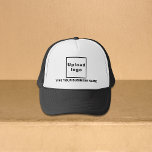 Black Business Brand auf Trucker Hat Truckerkappe<br><div class="desc">Black Business Marke auf individualisierbaren LKW-Hut. Passen Sie es an, indem Sie Ihren Firmennamen eingeben und Ihr Firmenlogo hochladen. Sie können es in Ihre Werbeprodukte aufnehmen, Werbegeschenke oder Geschenke an Ihre Kunden oder Kunden, eine Marketing-Strategie, um Ihr Unternehmen zu werben oder Ihre Marke zu fördern. Individuell anpassbarer LKW-Hut, mit dem...</div>