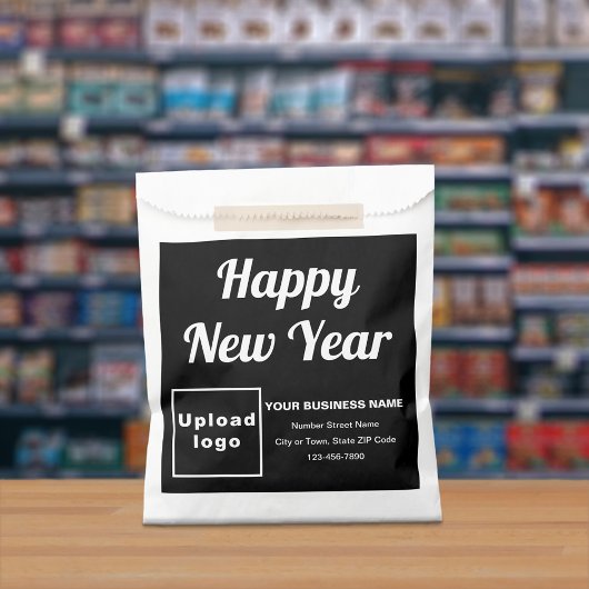 Black Business Brand, New Year Paper Bag Geschenktütchen