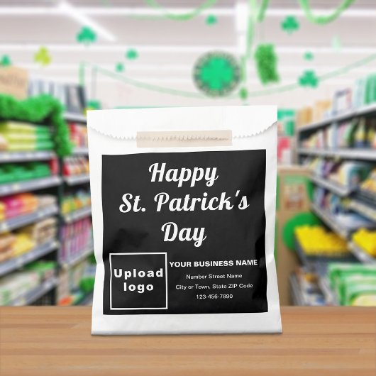Black Business Brand, St. Patrick's Day, Paper Bag Geschenktütchen