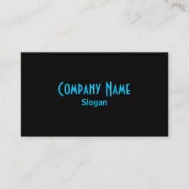 Black Business Card Visitenkarte