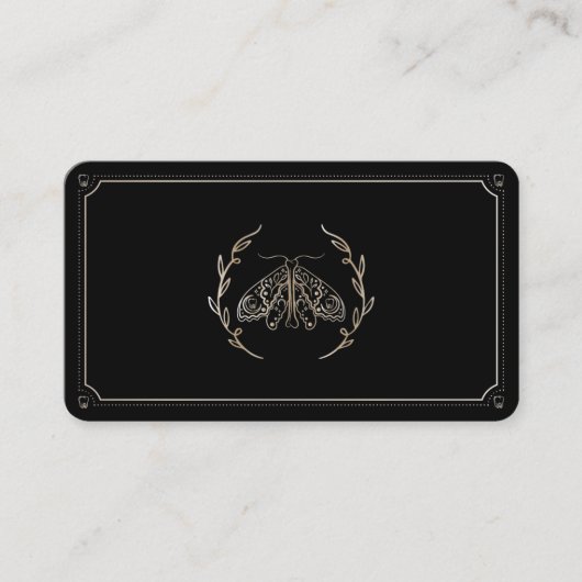 Black Business Card Visitenkarte (Vorderseite)