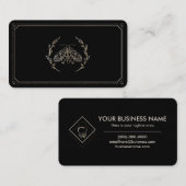 Black Business Card Visitenkarte (Vorne/Hinten)