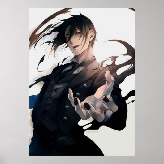 Black Butler Sebastian Poster (Vorne)